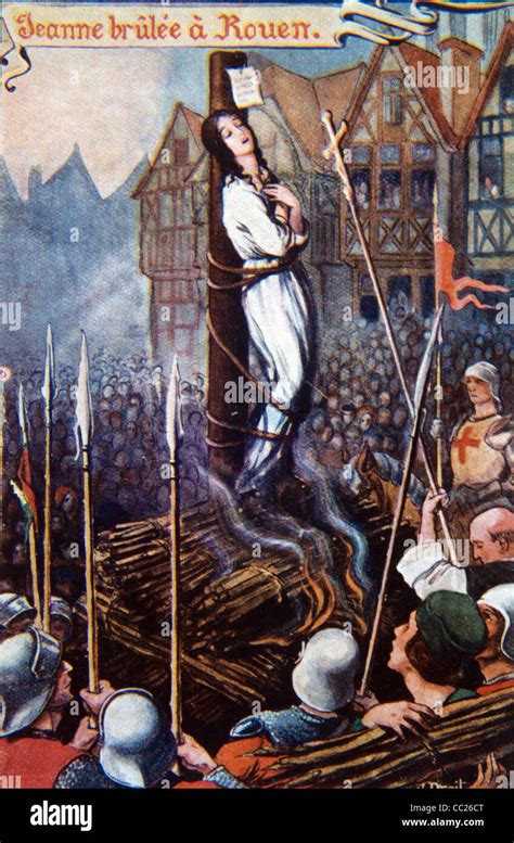 joan of arc burning at stake|Joan Of Arc's Death And Why She Was Burned At The Stake.